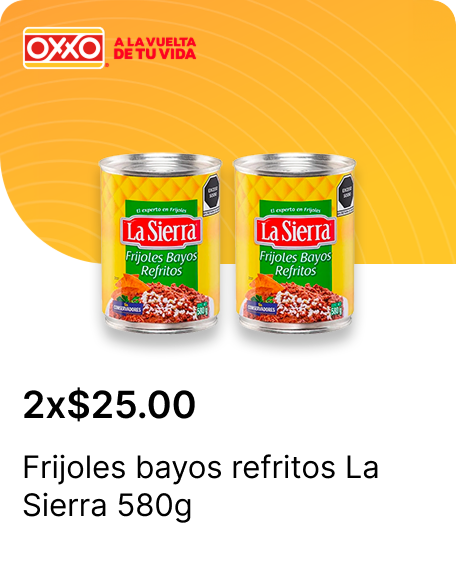 Frijoles bayos refritos La Sierra 580g