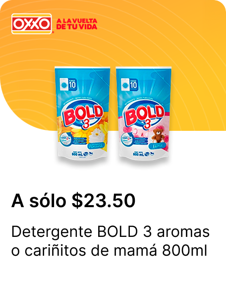 Detergente BOLD 3 aromas o carinitos de mama 800ml
