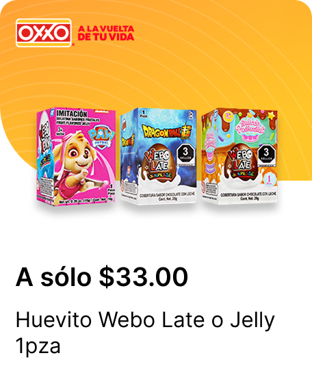 Huevito Webo Late o Jelly 1pza