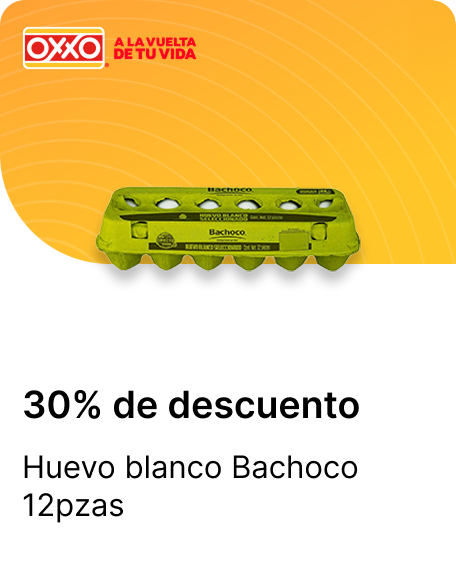 Huevo blanco Bachoco 12pzas