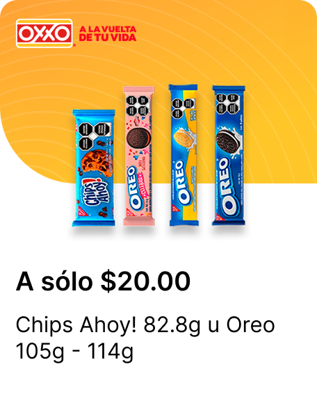 Chips Ahoy 82.8g u Oreo 105g  114g 