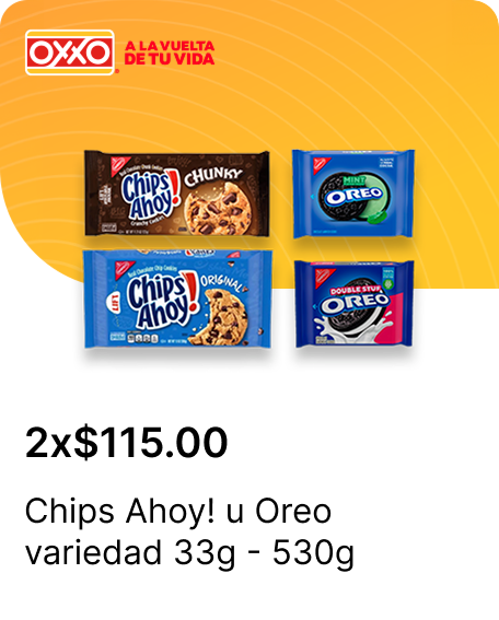 Chips Ahoy u Oreo variedad 33g  530g