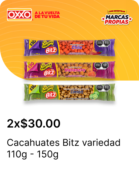 Cacahuates Bitz variedad 110g  150g