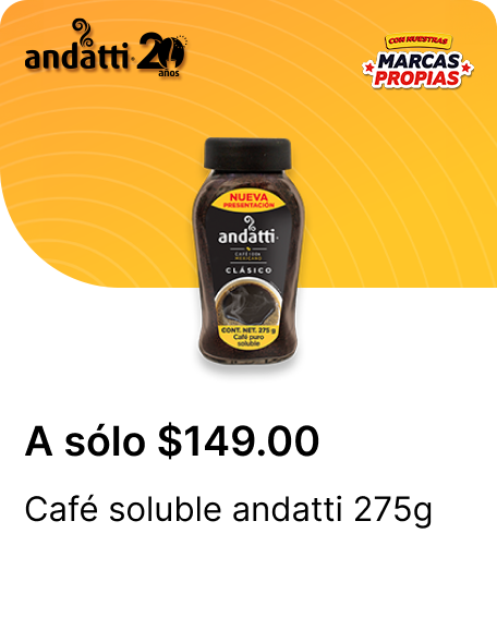 Cafe soluble andatti 275g
