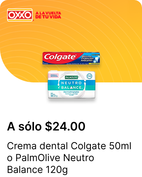 Crema dental Colgate 50ml o PalmOlive Neutro Balance 120g