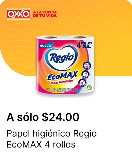 Papel higienico Regio EcoMAX 4 rollos
