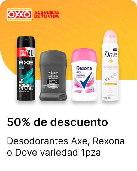 Desodorantes Axe o Rexona o Dove variedad 1pza