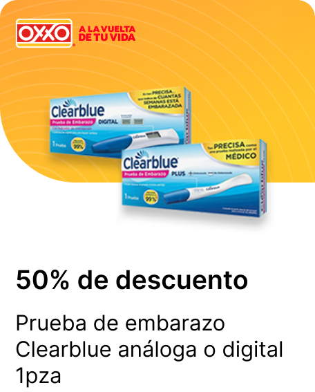 Prueba de embarazo Clearblue analoga o digital 1pza