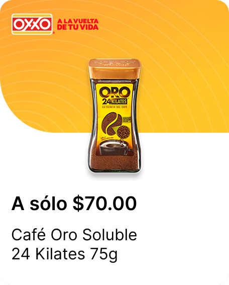 Cafe Oro Soluble 24 Kilates 75g