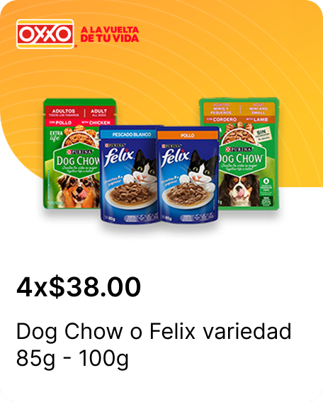 Dog Chow o Felix variedad 85g  100g
