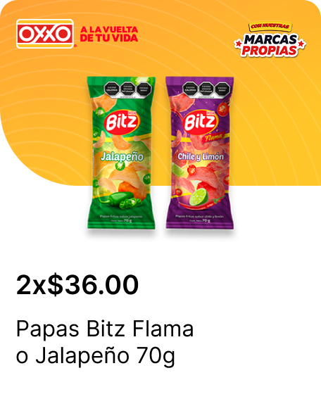 Papas Bitz Flama o Jalapeno 70g