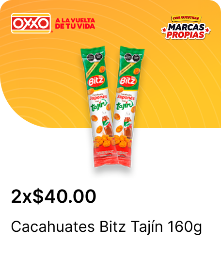 Cacahuates Bitz Tajin 160g