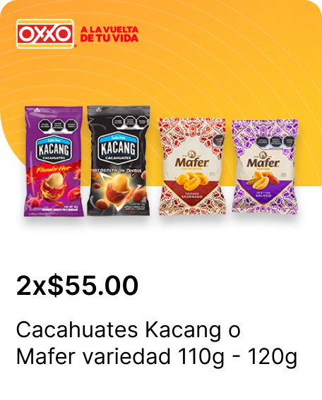 Cacahuates Kacang o Mafer variedad 110g  120g