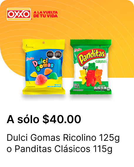 Gomitas Dulci Gomas Ricolino 125g o Panditas Clasicos 115g 