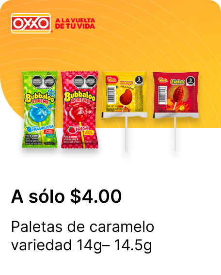 Paleta Bubbaloo y Vero variedad 14 g– 14.5g