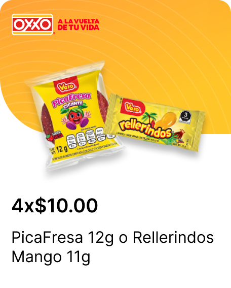 Picagoma Fresa Vero 12g o Rellerindo Mango 11g
