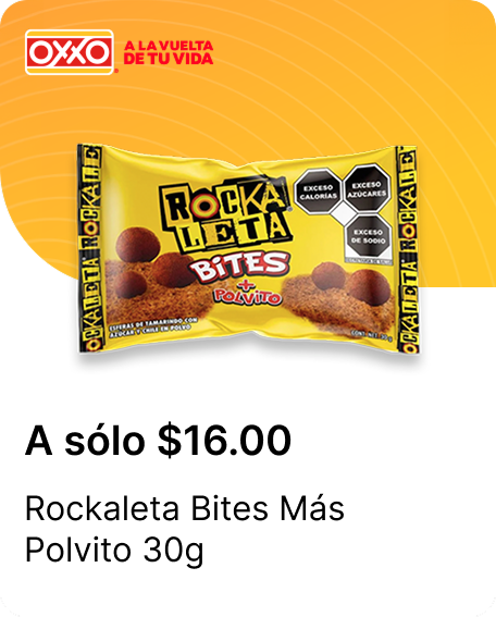 Rockaleta Bites Mas Polvito 30g