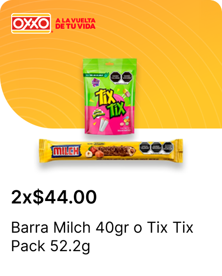 Barra Milch 40gr Tix Tix Pack 52.2g