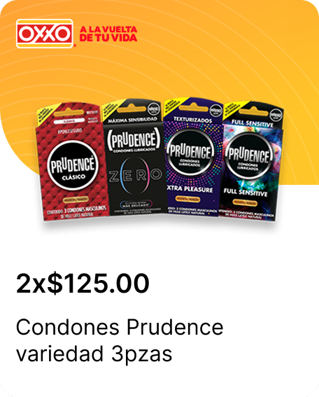 Condones Prudence Clasico variedad 3pzas