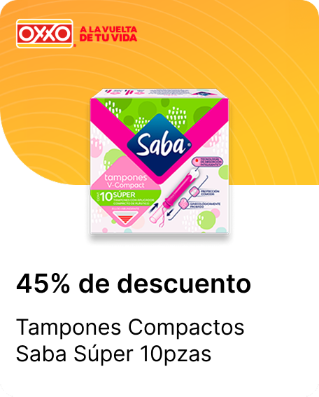 Tampones Compactos Saba Super 10pzas