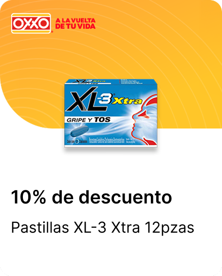 Pastillas XL3 Xtra 12pzas