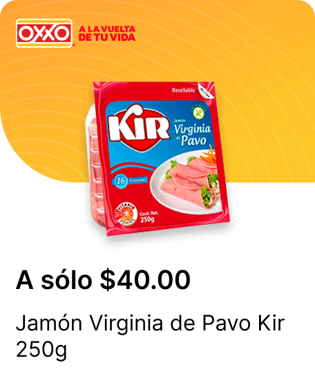 Jamon Virginia de Pavo Kir 250g