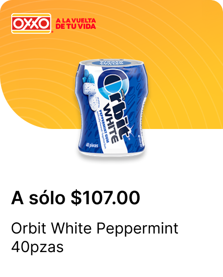 Orbit White Peppermint 40pzas