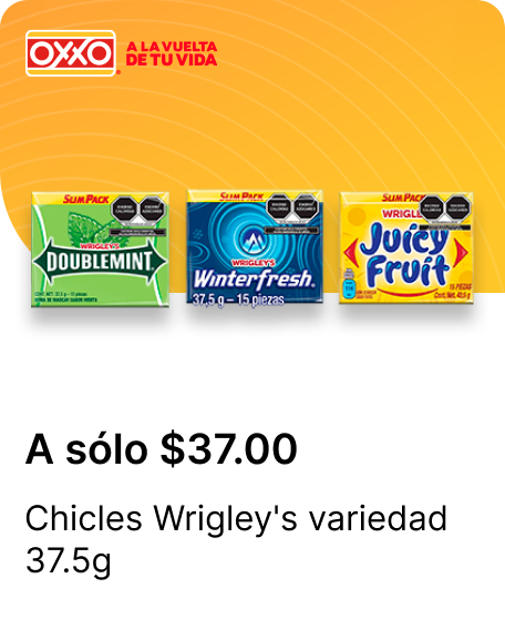 Chicles Wrigleys variedad 37.5g