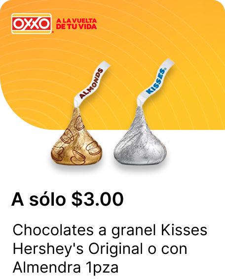 Chocolates a granel Kisses Hersheys o con Almendra 1pza