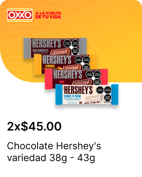 Chocolate Hersheys variedad 38g  43g