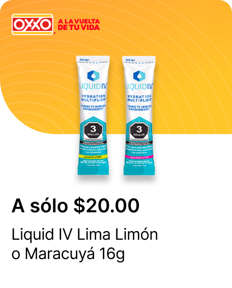 Liquiid IV Lima Limon o Maracuya 16g