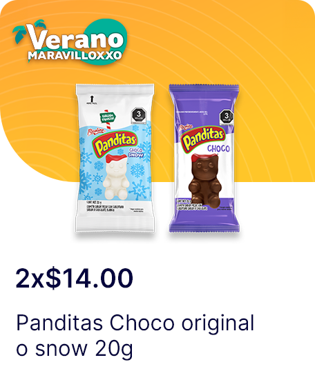 Panditas Choco Ricolino original o snow 20g