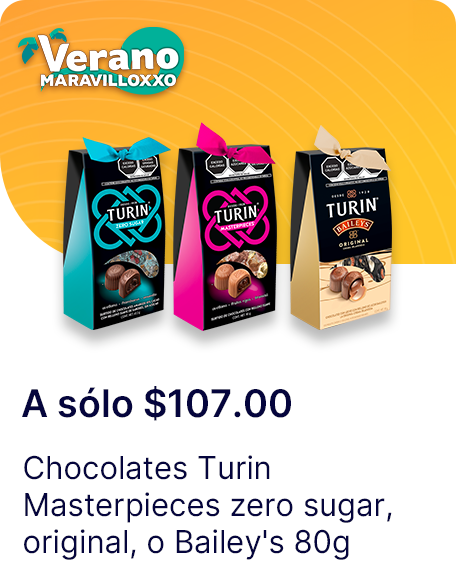 Chocolates Turin Masterpieces original o zero sugar o Baileys 80g