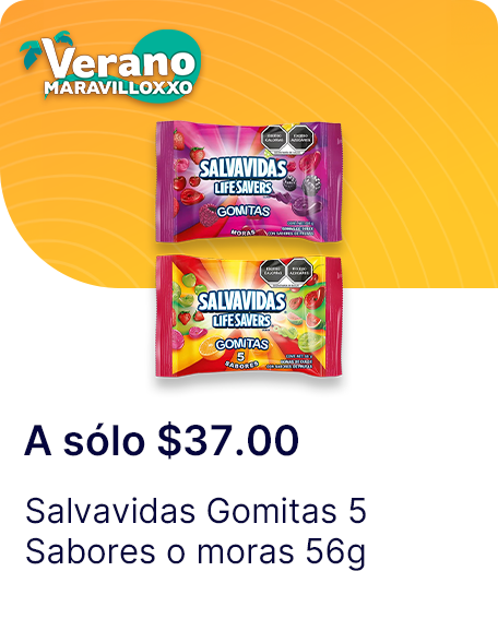 Salvavidas Gomitas 5 Sabores o moras 56g