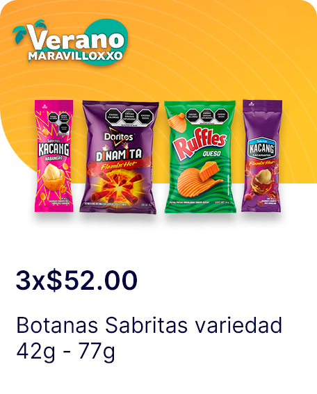 Botanas variedad 42g  77g
