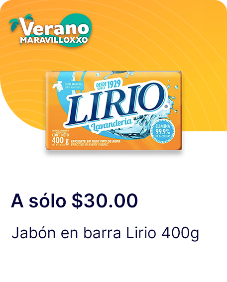 Jabon en barra Lirio 400g