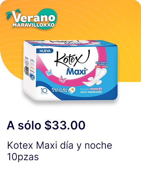 Kotex Maxi dia y noche 10pzas