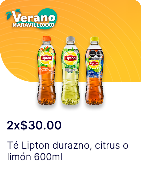 Te Lipton durazno o citrus o limon 600ml