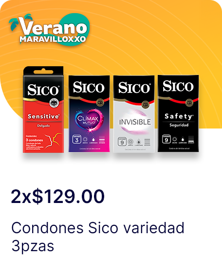 Condones Sico variedad 3pzas