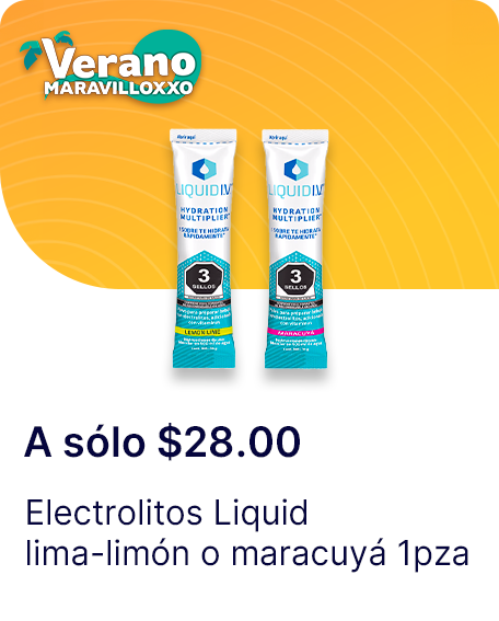 Electrolitos Liquid limalimon o marazuya 1pza