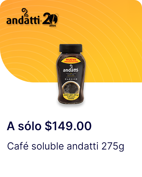 Cafe soluble andatti 275g