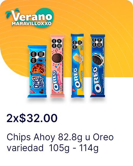 Chips Ahoy 82.8g u Oreo variedad  105g  114g