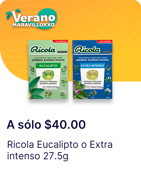Ricola Eucalipto o Extra intenso 27.5g
