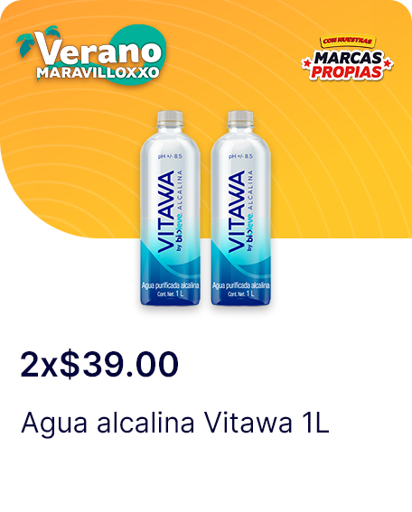 Agua alcalina Vitawa 1L