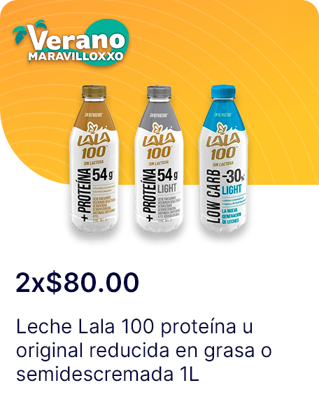 Yogurt Lala 100 proteina u original reducida en grasa o semidescremada 1L