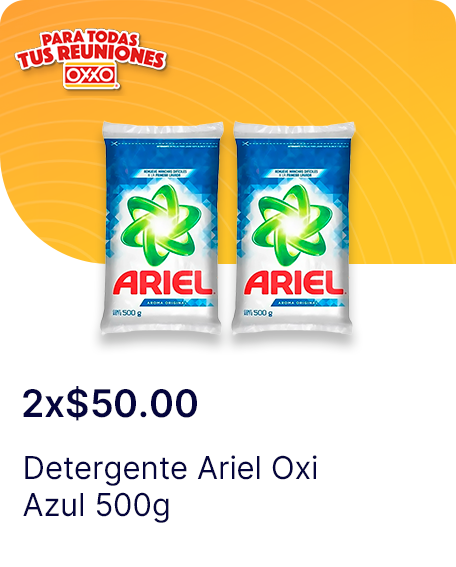 Detergente Ariel Oxi Azul 500g