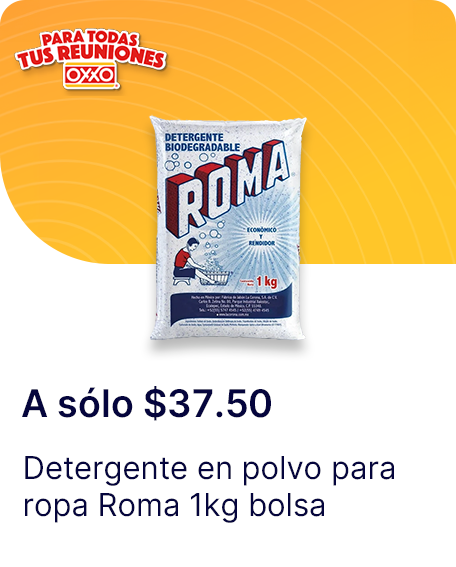 Detergente en polvo para ropa Roma 1 kg bolsa