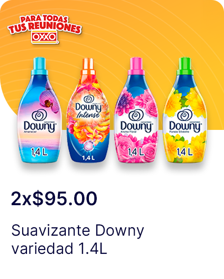 Suavizante Downy variedad 1.4L