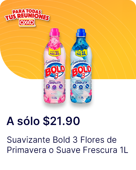 Suavizante Bold 3 Flores de Primavera o Suave Frescura 1L