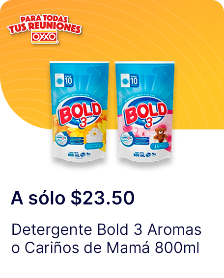 Detergente Bold 3 Aromas o Carinos de Mama 800ml